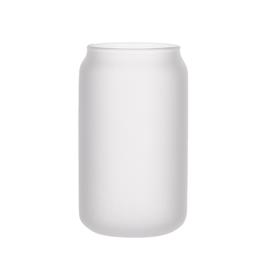 Frosted Beer Can Glass