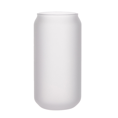 Frosted Beer Can Glass